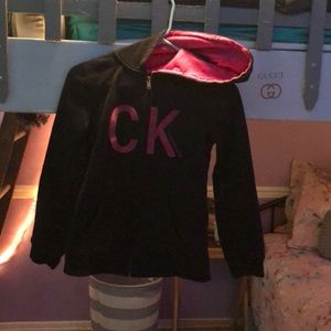 Calvin Klein zip up sweatshirt